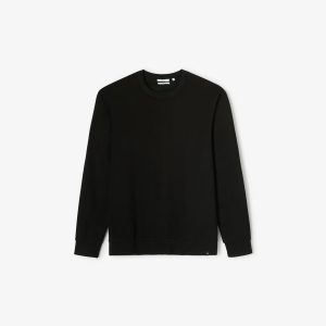 Sweat col rond uni - Noir